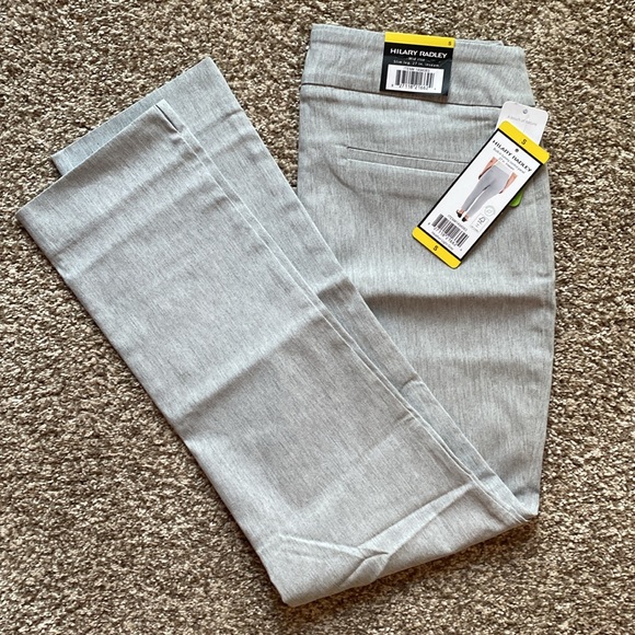 HILARY RADLEY GRAY MID RISE BUILT-IN TUMMY CONTROL PANEL SLIM LEG PANT 🌟NWT🌟 - Picture 2 of 16